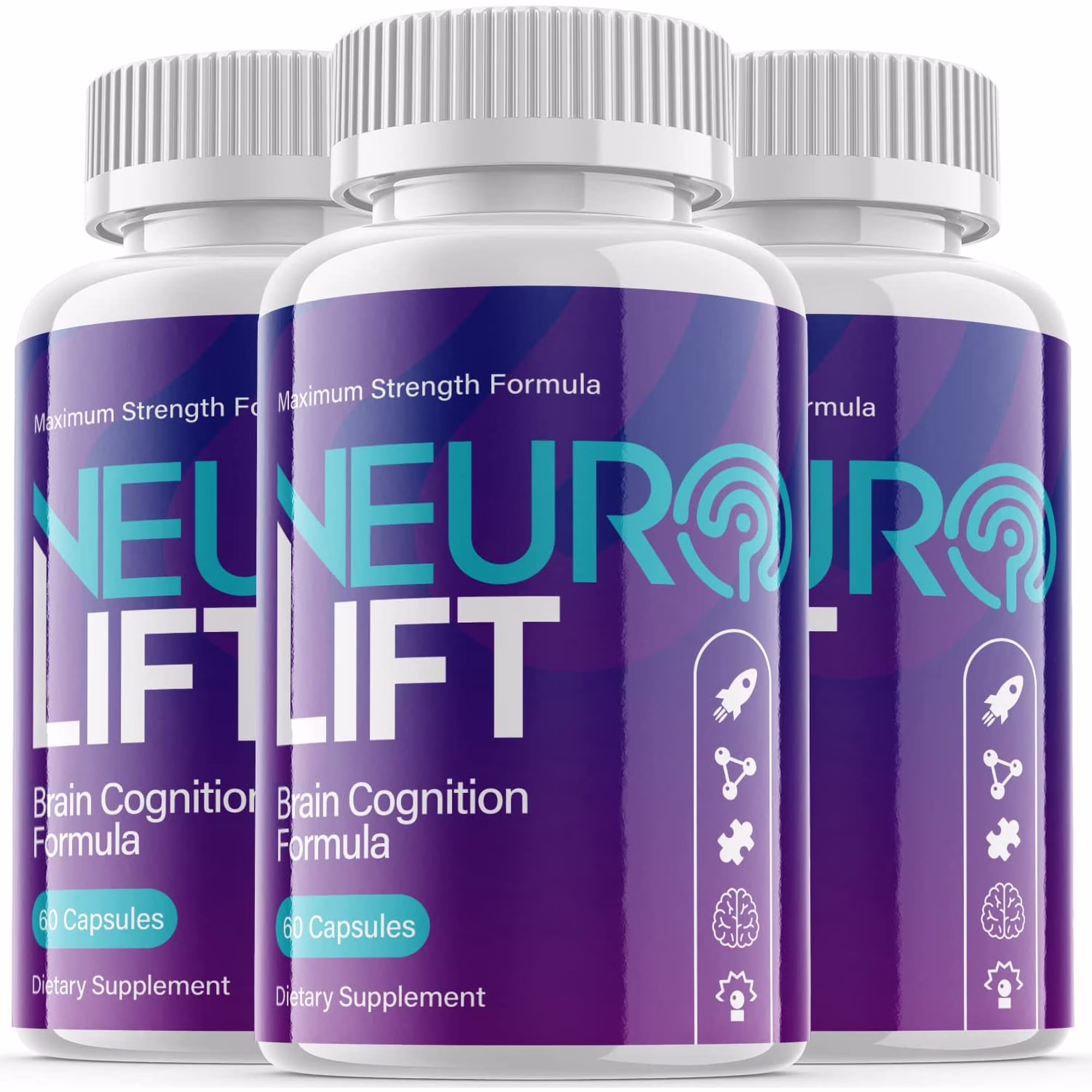Neuro Lift® focus, memory & energy support capsule — 3 bottle pack