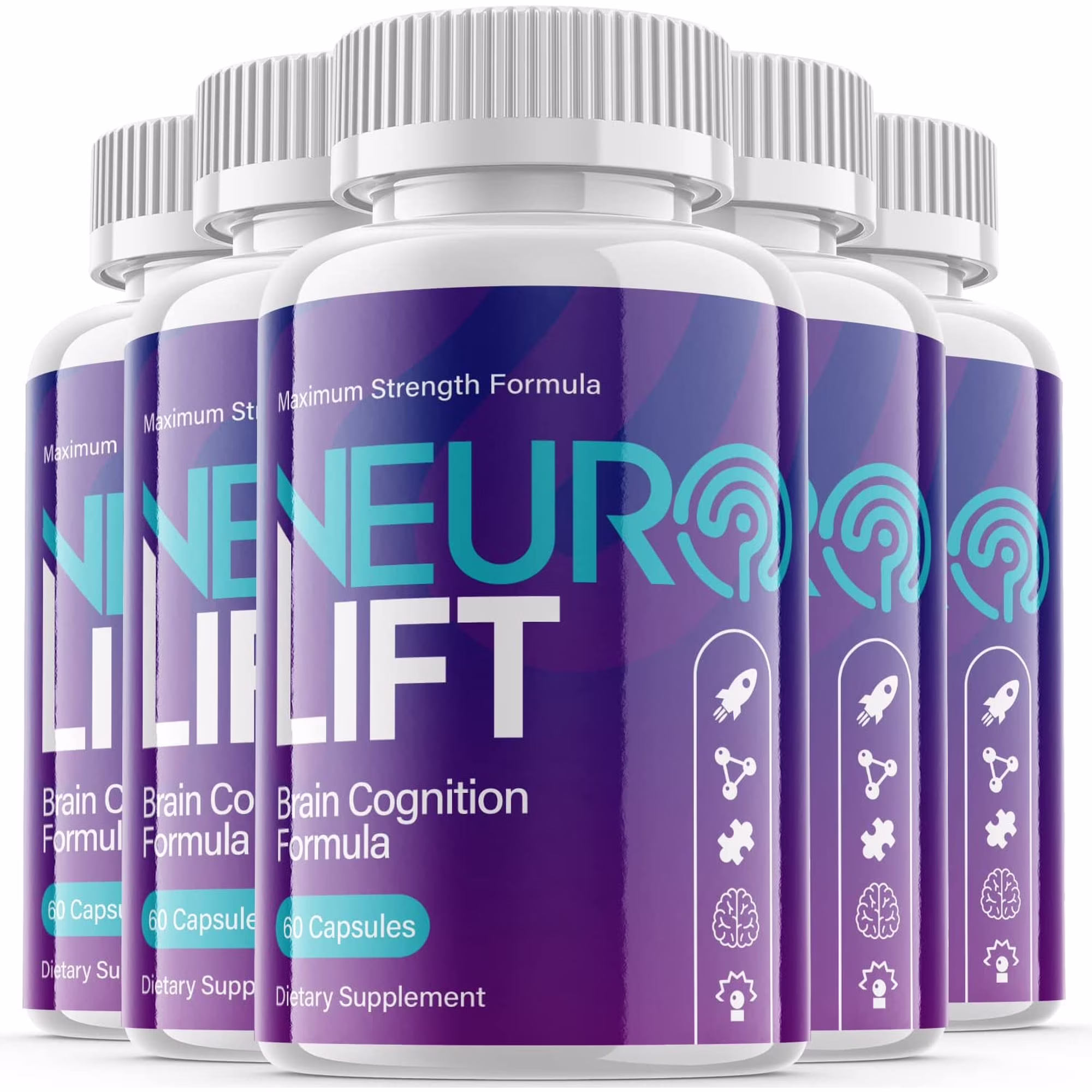 Neuro Lift® 6 bottle pack — a full daily focus & energy supply